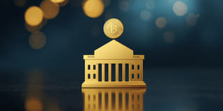 Foto em formato de reportagem abordando a atenção de instituições para ETFs de criptomoedas