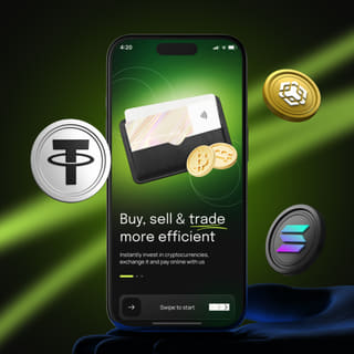 Interface de negociação Valitância exibida em um dispositivo móvel